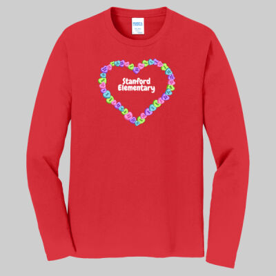 Adult Long Sleeve Shirt - Spring - Candy Hearts Thumbnail