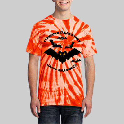 Adult Tie-Dye T-Shirt - Bats Thumbnail