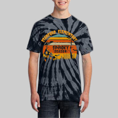 Adult Tie-Dye T-Shirt - Haunted House Thumbnail