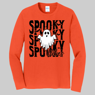 Adult Long Sleeve Shirt - Spooky Vibes Thumbnail