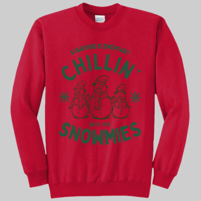 Adult Crewneck - Chillin' - Green Thumbnail