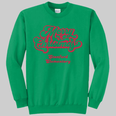 Adult Crewneck - Merry Christmas - Red Thumbnail