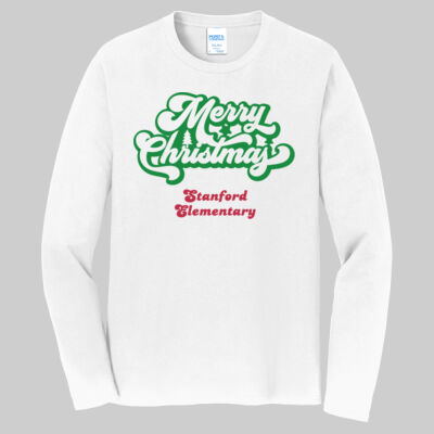 Adult Long Sleeve Shirt - Christmas - Green & Red Thumbnail