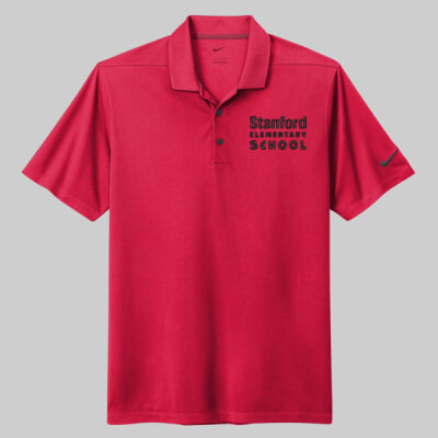 Dri FIT Micro Pique 2.0 Polo - School Name - Black Thumbnail