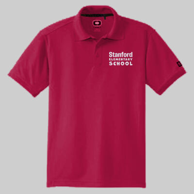 Caliber2.0 Polo - School Name - White Thumbnail