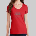  Women's V Neck Tee - Stanford Thumbnail