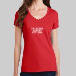  Women's V Neck Tee - Stanford Thumbnail