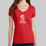  Women's V Neck Tee - Stanford Thumbnail