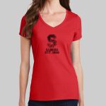  Women's V Neck Tee - Stanford Thumbnail