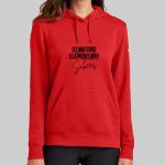 Women's Club Fleece Sleeve Swoosh Pullover Hoodie - Stanford Thumbnail