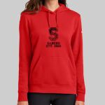 Women's Club Fleece Sleeve Swoosh Pullover Hoodie - Stanford Thumbnail