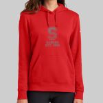 Women's Club Fleece Sleeve Swoosh Pullover Hoodie - Stanford Thumbnail