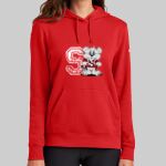 Women's Club Fleece Sleeve Swoosh Pullover Hoodie - Stanford Thumbnail