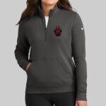 Women's Club Fleece Sleeve Swoosh 1/2 Zip - Stanford Thumbnail