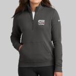 Women's Club Fleece Sleeve Swoosh 1/2 Zip - Stanford Thumbnail