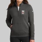 Women's Club Fleece Sleeve Swoosh 1/2 Zip - Stanford Thumbnail